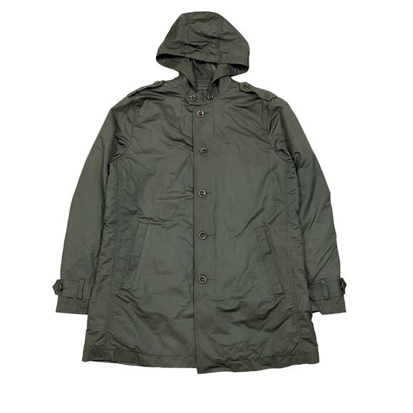 John Varvatos Quilt Lined Hooded Button Field Jacket Men's L - Picture 1 of 10